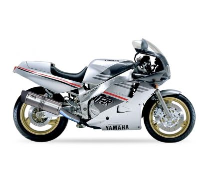 Silencieux IXIL Hexoval Xtrem inox / alu noir - Yamaha FZR 1000 Exup - OY9081VSE
