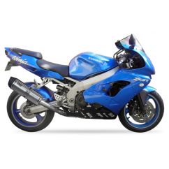 Silencieux IXIL Hexoval Xtrem inox / alu noir - Kawasaki ZX-9R Ninja - OK7087VSE