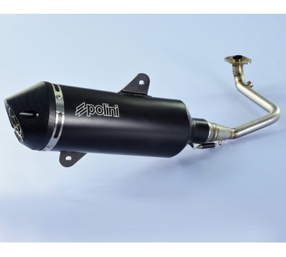 Pot d'échappement POLINI Maxi-Scooter Aluminium noir - SYM