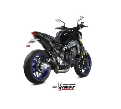 Ligne complète MIVV X-M1 - Steel Black/inox Yamaha MT-09/SP/FZ-09