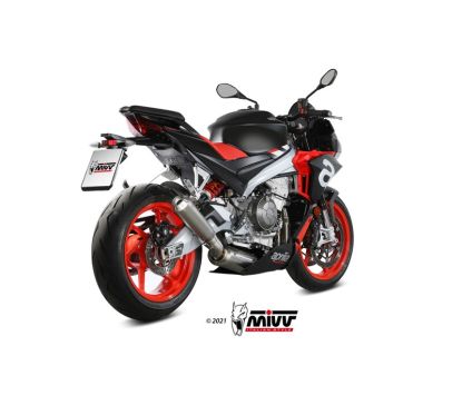 Ligne complète MIVV X-M1 - titane/inox Aprilia Tuono 660