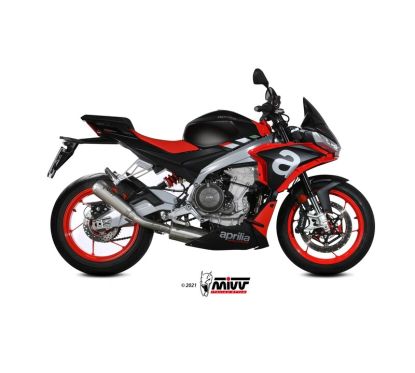 Ligne complète MIVV X-M1 - titane/inox Aprilia Tuono 660