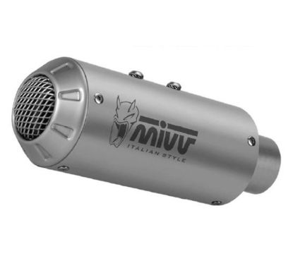 Silencieux MIVV universel MK3 acier inoxydable - Côté droit