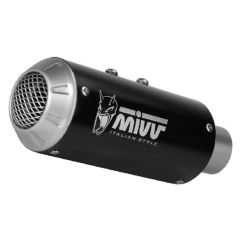 Silencieux MIVV universel ML3 acier inoxydable noir - Côté droit