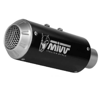 Silencieux MIVV universel ML3 acier inoxydable noir - Côté droit