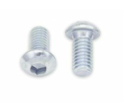 Vis tête bombée épaisse BOLT M6x1x12mm 10 pièces