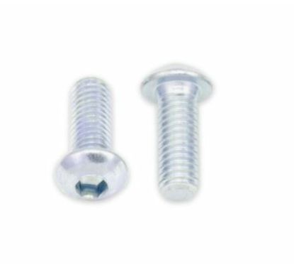 Vis tête bombée épaisse BOLT M6x1x16mm 10 pièces