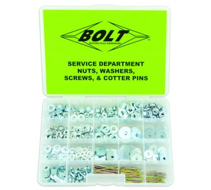 Coffret écrous, rondelles, vis, goupilles BOLT 422 pièces
