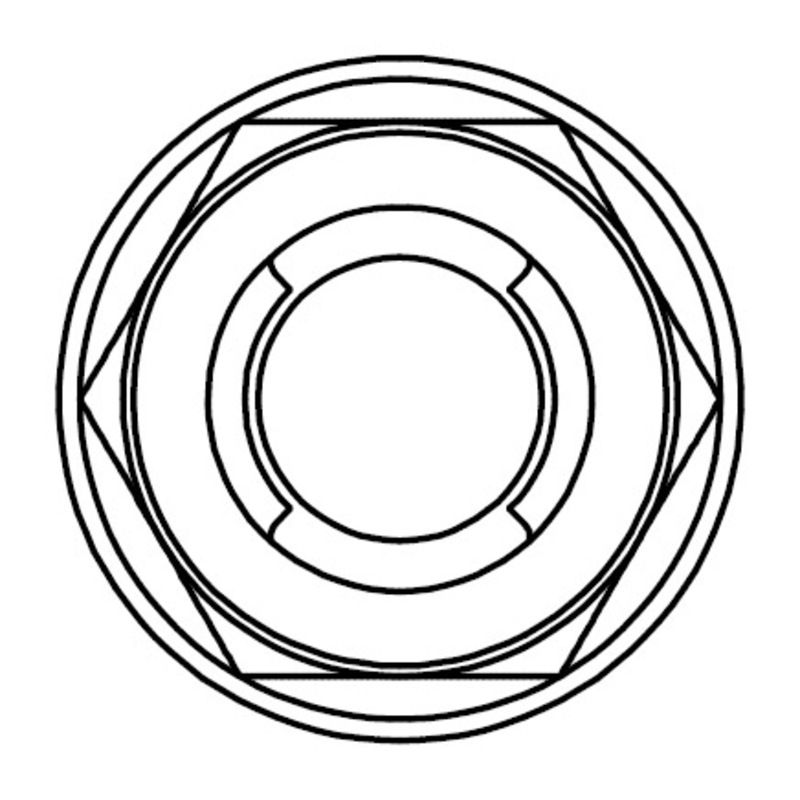 Ecrou Fuji à bride BOLT M10x1,25mm tête 14mm acier 10 pièces