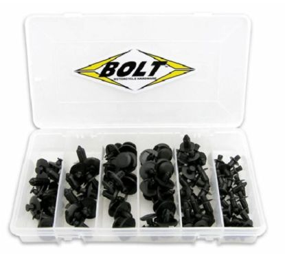 Coffret assortiment rivet plastique BOLT M6/M7/M8