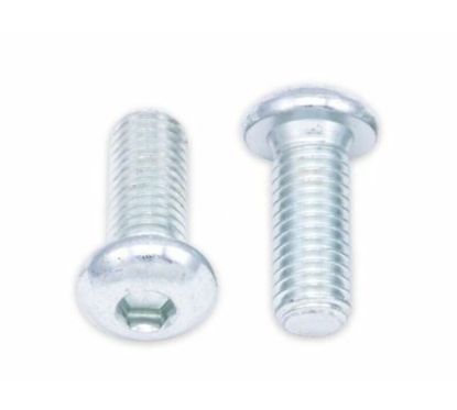 Vis tête bombée épaisse BOLT M8x1,25x20mm 10 pièces