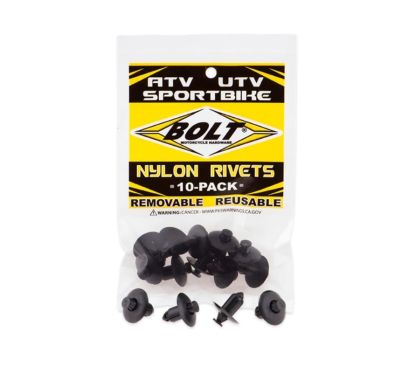 Rivets plastique M8 XL BOLT - 10 pièces