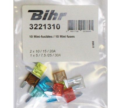 Mini-fusibles BIHR 10pcs