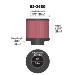 Filtre de mise à l'air moteur