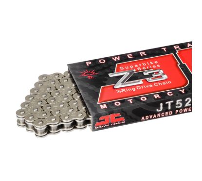 Chaine de transmission JT DRIVE CHAIN 525 Z3 - Joints X-Ring - attache à riveter