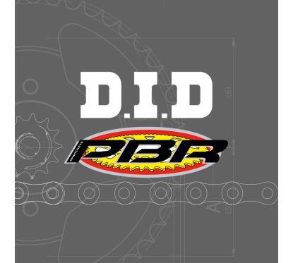 Kit chaîne DID/PBR 520ERT3 13/47 super renforcé