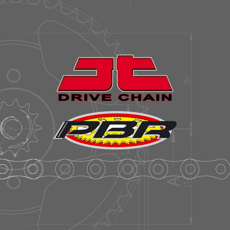 Kit chaîne JT/PBR 520X1R3 14/43 standard - couronne standard