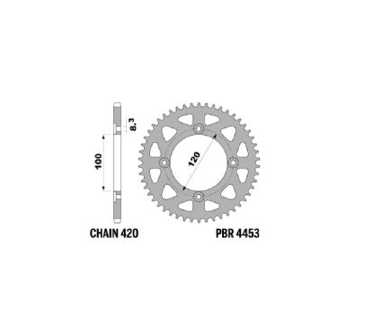 Kit chaîne JT/PBR 530Z3 18/43 super renforcé