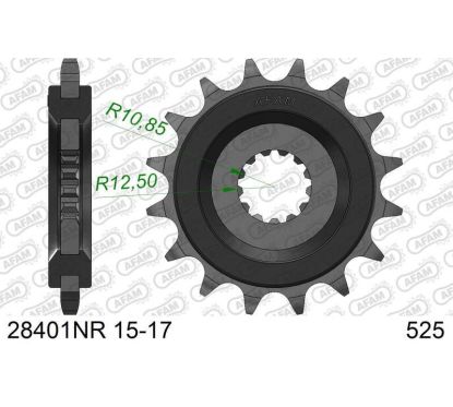 Kit chaîne AFAM 525XHR3 16/50-122 - couronne standard