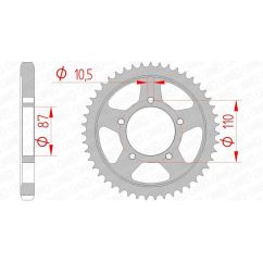 Kit chaîne AFAM 530XMR3 14/47 standard