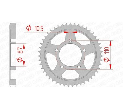 Kit chaîne AFAM 530XMR3 14/47 standard