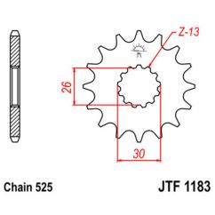 Pignon JT SPROCKETS acier standard - 525