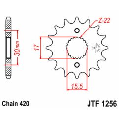 Pignon JT SPROCKETS acier standard - 420