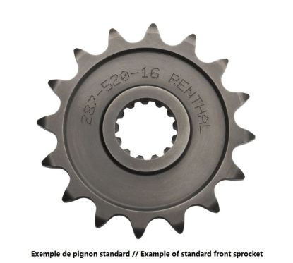 Pignon RENTHAL acier standard 360A - 520