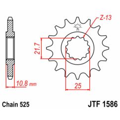 Pignon JT SPROCKETS acier standard - 525