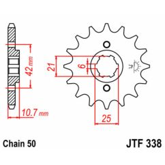 Pignon JT SPROCKETS acier standard - 530
