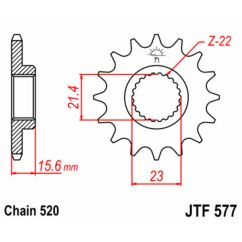 Pignon JT SPROCKETS acier standard - 520