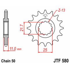 Pignon JT SPROCKETS acier standard - 530
