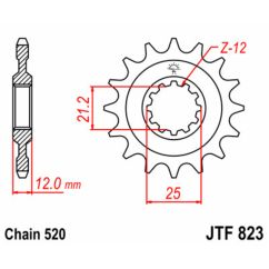 Pignon JT SPROCKETS acier standard - 520