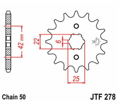 Pignon JT SPROCKETS acier standard - 530