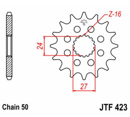 Pignon JT SPROCKETS acier standard - 530