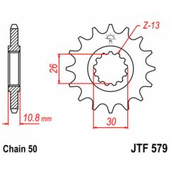 Pignon JT SPROCKETS acier standard - 530