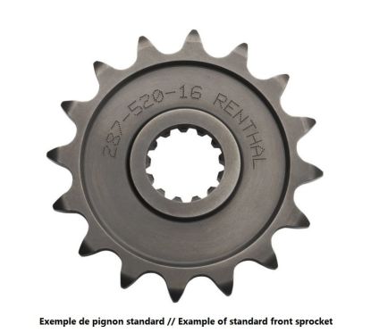 Pignon RENTHAL acier anti-boue - 520