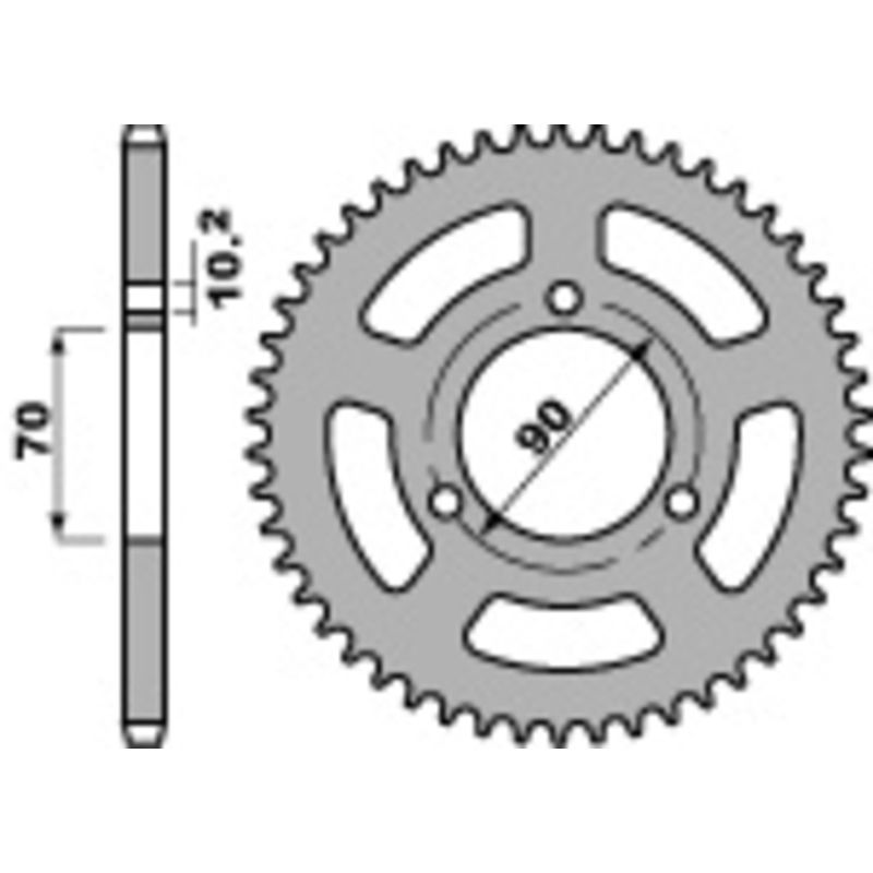 Couronne PBR acier standard - 420