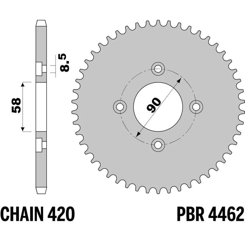 Couronne PBR Acier Standard - 420