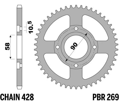 Couronne PBR Acier Standard - 428