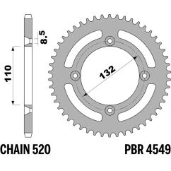 Couronne PBR acier standard - 520