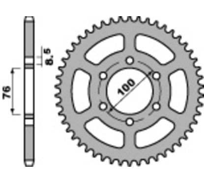 Couronne PBR Acier Standard - 428