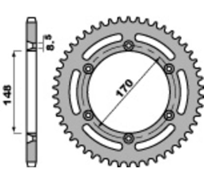 Couronne PBR acier standard - 520