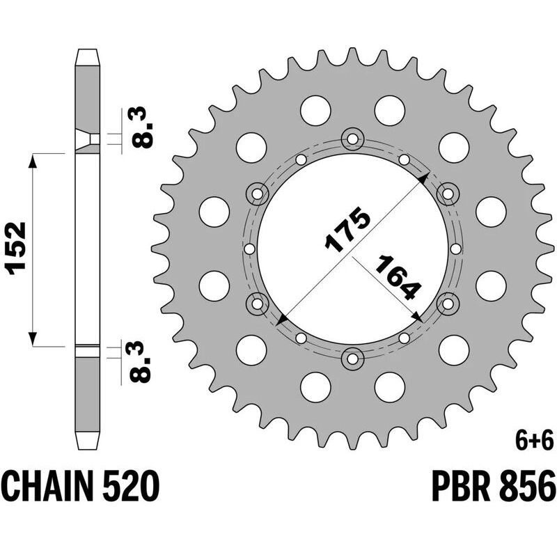 Couronne PBR acier standard - 520