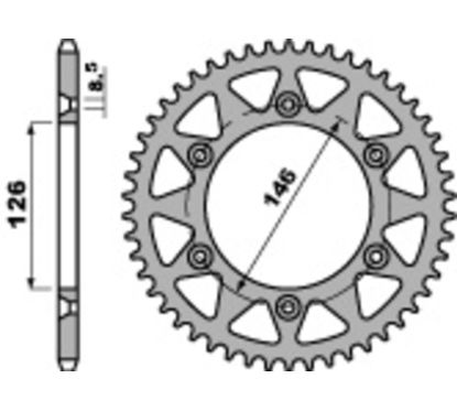 Couronne PBR acier standard - 520