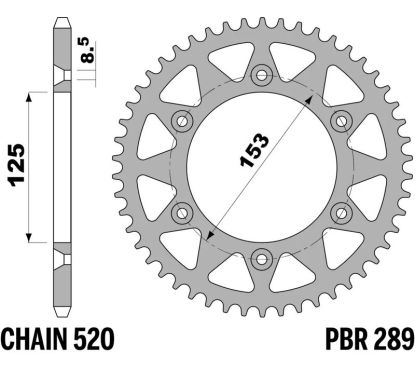 Couronne PBR acier standard - 520