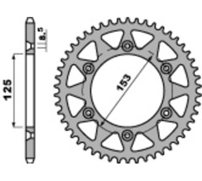 Couronne PBR acier standard - 520