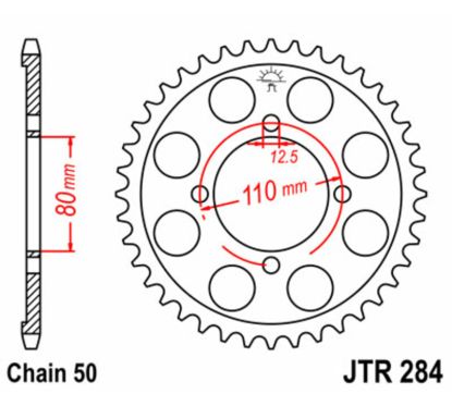 Couronne JT SPROCKETS Acier Standard - 530