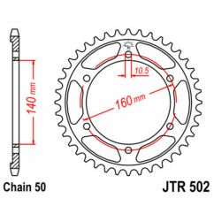 Couronne JT SPROCKETS Acier Standard - 530