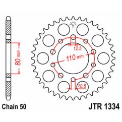 Couronne JT SPROCKETS Acier Standard - 530